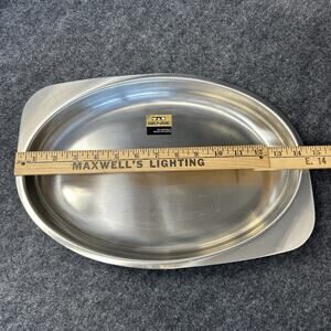 Vintage GENSE Stainless Steel Serving Platter Sweden MCM Mid Century Modern